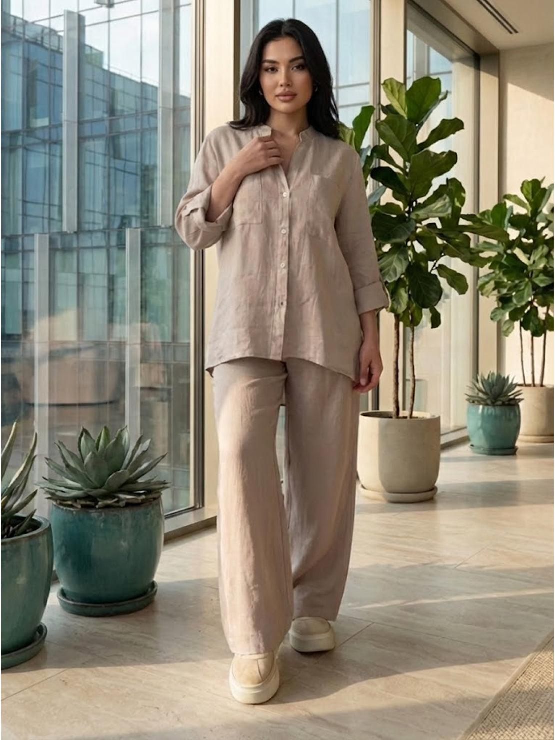 100% cotton double comfort set two-piece outfit in vibrant colors