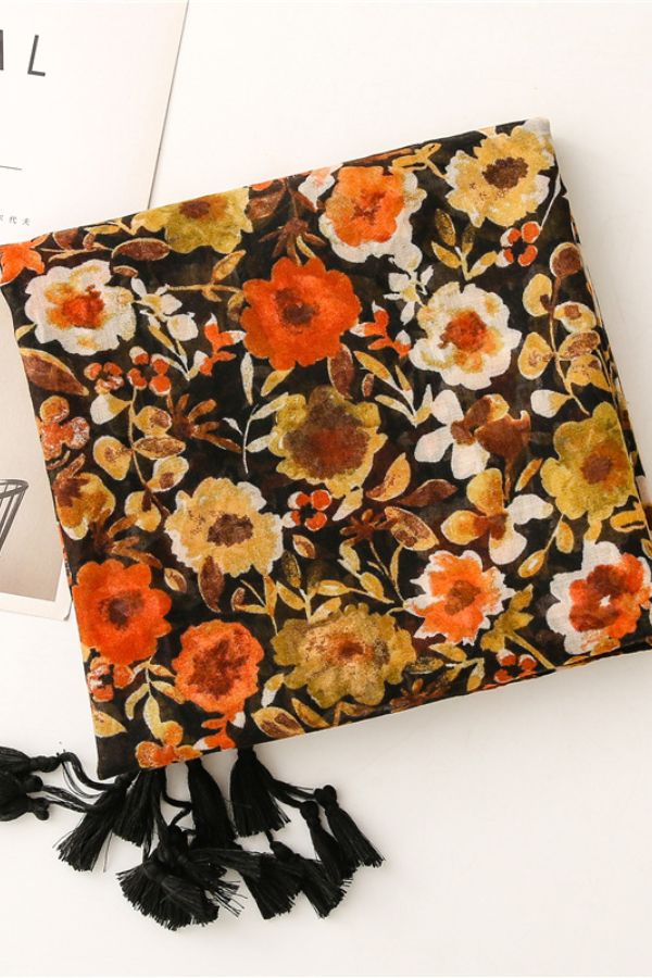 FREE - Twilight Blooms Scarf