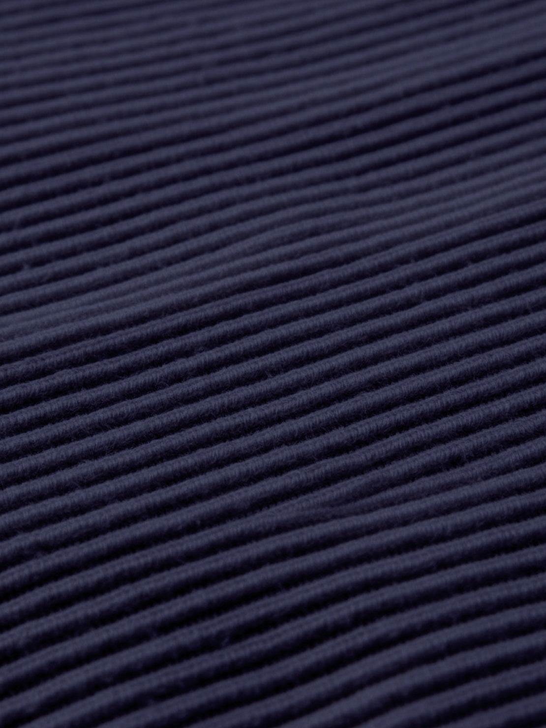 Half-Zip waffle pullover with fold-over collar, kangaroo pocket, and relaxed fit in neutral tones