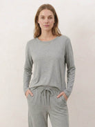 Cotton-Linen Lounge Set featuring short and long sleeve cropped tops with wide-leg pants in breathable fabric
