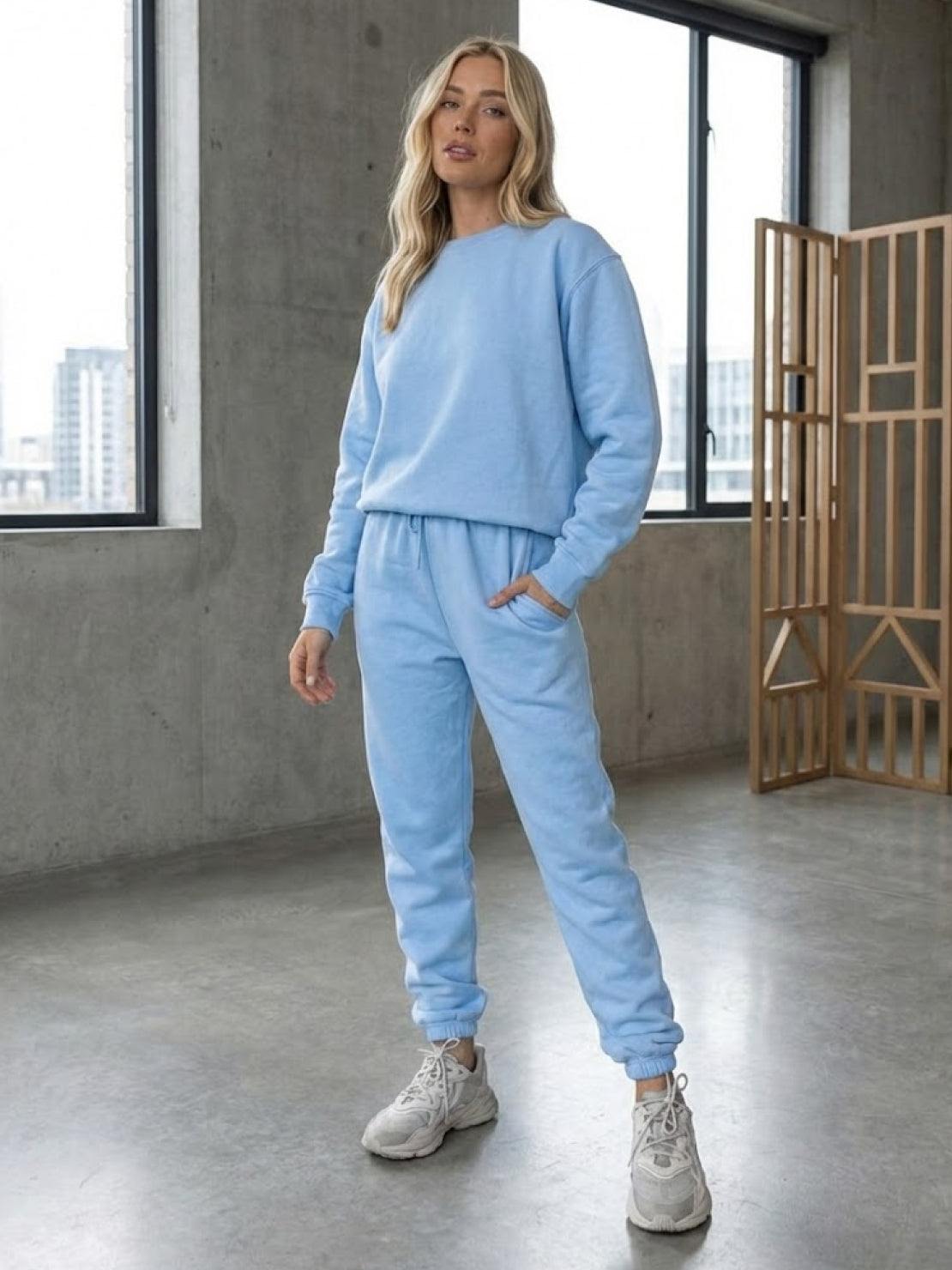 Classic Comfort Athleisure set in stretchy, wrinkle-resistant fabric for versatile everyday wear