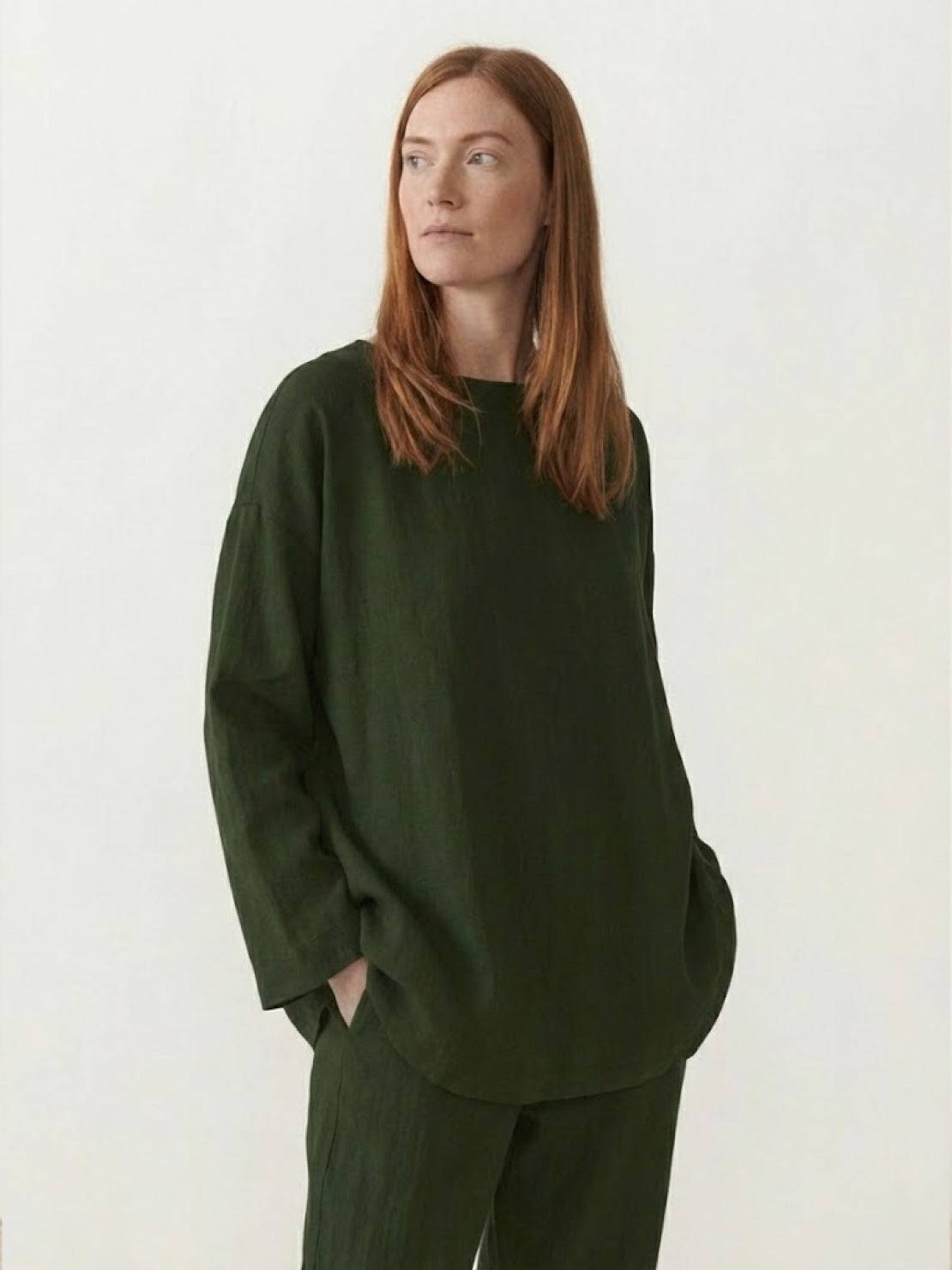 Everyday Fashion Loose-Fit two-piece matching set in breathable fabric for casual comfort and style