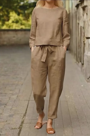 Cotton-Linen Monochrome Capsule