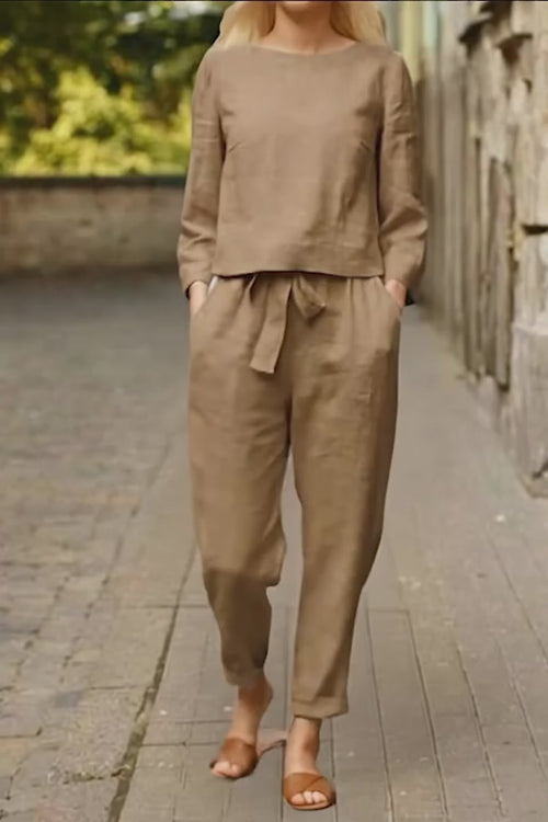 Cotton-Linen Monochrome Capsule