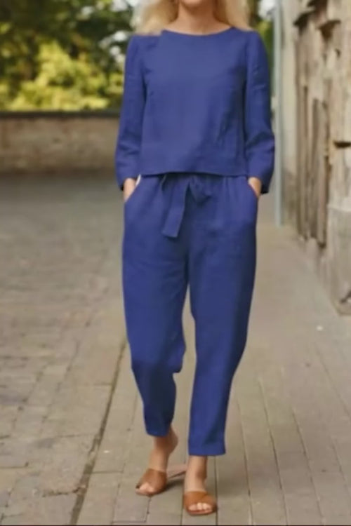 Cotton-Linen Monochrome Capsule