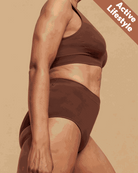 Still Her Motion™ ActiveFlex leakproof underwear 5-pack with nylon-spandex stretch and cotton-lined gusset