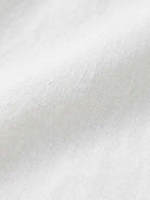 Close-up of soft white cotton fabric texture for cotton dress